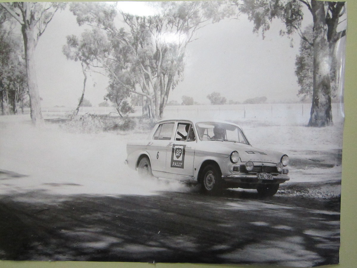 A car on an early BP Rally...