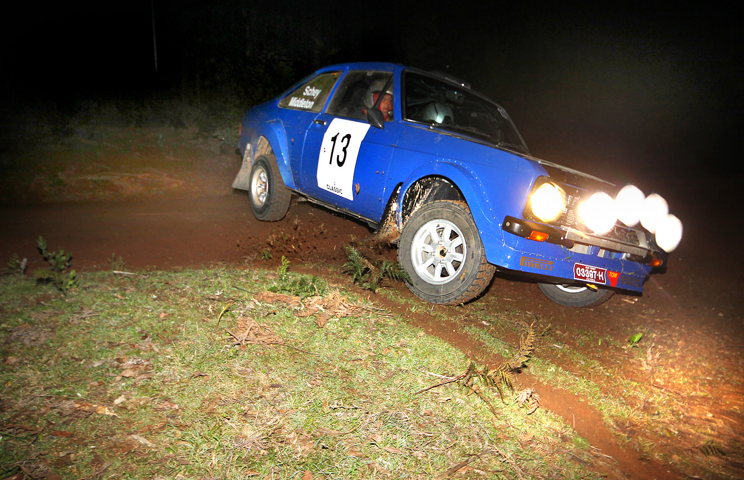 Winners of the 2013 Victoria Cross Rally, Neil Schey and James Elliott