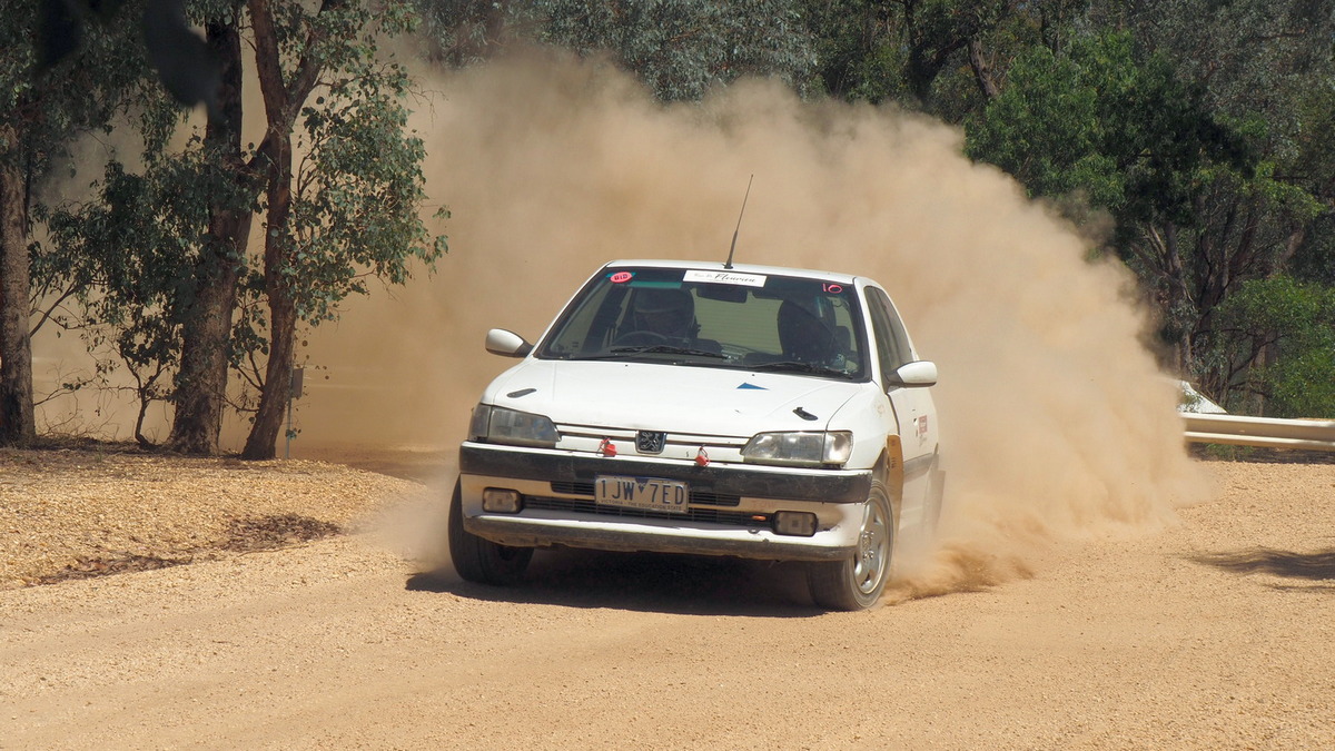 Alan Upton and Michael Ward, Peugeot 306, at Boisdale Rallysprint.