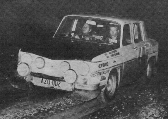 Old rally car pic, Mal McPherson and Roger Bonhomme